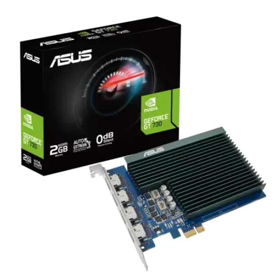 GT730-4H-SL-2GD5 best product price in bd Asus Geforce GT 730 2GB GDDR5 Graphics Card with 4 HDMI Ports best product price in bd