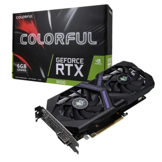 GeForce RTX 3050 6GB-V best product price in bd Colorful GeForce RTX 3050 6GB-V GDDR6 Graphics Card best product price in bd