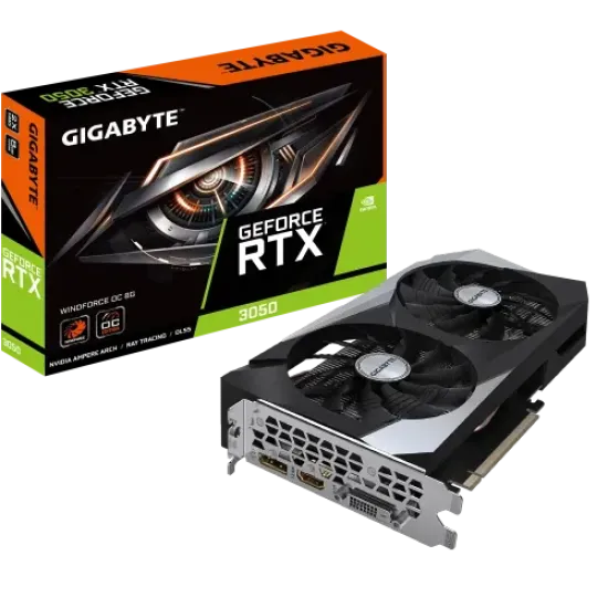 GV-N3050WF2OC-8GD best product price in bd GIGABYTE GeForce RTX 3050 WINDFORCE OC 8GB GDDR6 Graphics Card best product price in bd