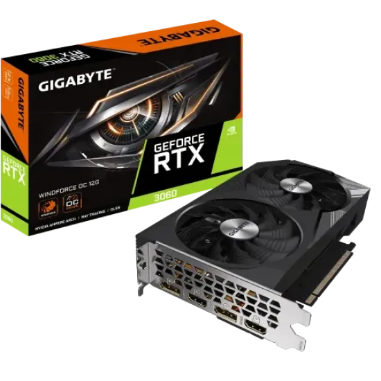 GeForce RTX 3060 WINDFORCE OC 12G best product price in bd GIGABYTE GeForce RTX 3060 WINDFORCE OC 12GB GDDR6 Graphics Card best product price in bd