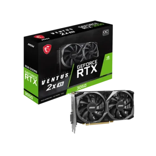 GeForce RTX 3050 VENTUS 2X XS 8G OC best product price in bd MSI GeForce RTX 3050 VENTUS 2X XS 8GB OC GDDR6 Graphics Card best product price in bd