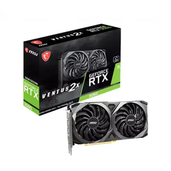RTX 3060 VENTUS 2X OC best product price in bd MSI GeForce RTX 3060 VENTUS 2X OC 12GB Graphics Card best product price in bd