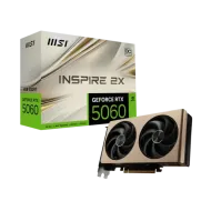 MSI GeForce RTX 5060 8G INSPIRE 2X OC 8GB GDDR7 Graphics Card