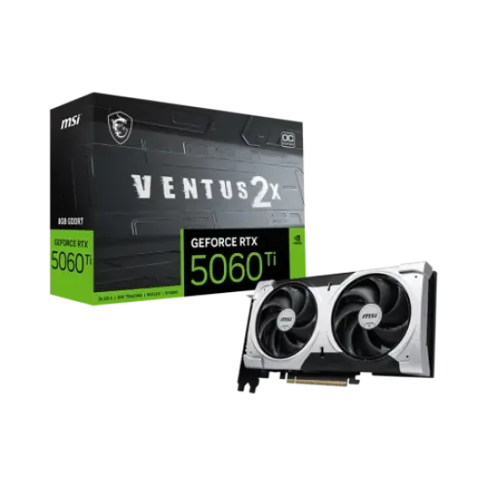 GeForce RTX 5060 Ti 8G VENTUS 2X OC PLUS best product price in bd MSI GeForce RTX 5060 Ti 8G VENTUS 2X OC PLUS 8GB GDDR7 Graphics Card best product price in bd