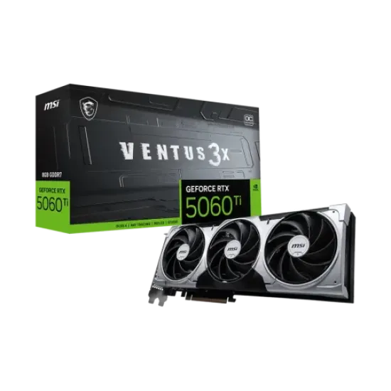 GeForce RTX 5060 Ti 8G VENTUS 3X OC best product price in bd MSI GeForce RTX 5060 Ti 8G VENTUS 3X OC 8GB GDDR7 Graphics Card best product price in bd