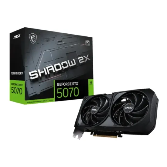GeForce RTX 5070 12G SHADOW 2X OC best product price in bd MSI GeForce RTX 5070 12G SHADOW 2X OC 12GB GDDR7 Graphics Card best product price in bd