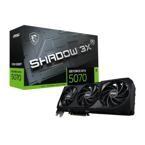 GeForce RTX 5070 12G SHADOW 3X OC best product price in bd MSI GeForce RTX 5070 12G SHADOW 3X OC GDDR7 Graphics Card best product price in bd