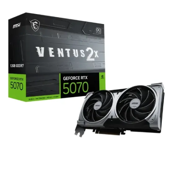 GeForce RTX 5070 12G VENTUS 2X OC best product price in bd MSI GeForce RTX 5070 12G VENTUS 2X OC 12GB GDDR7 Graphics Card best product price in bd