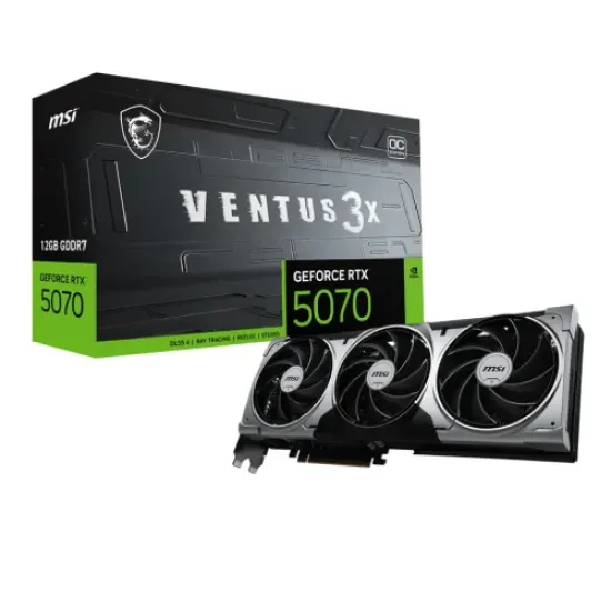 GeForce RTX 5070 12G VENTUS 3X OC best product price in bd MSI GeForce RTX 5070 12G VENTUS 3X OC GDDR7 Graphics Card best product price in bd