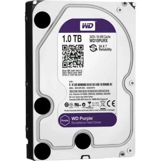 WD10PURX best product price in bd Western Digital 1TB Purple Surveillance HDD best product price in bd