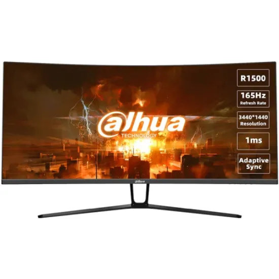 LM34-E330C best product price in bd Dahua LM34-E330C 34 UltraWide WQHD Gaming Curved Monitor best product price in bd
