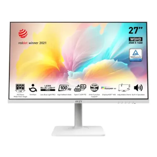 MSI Modern MD272QXPW 27 100Hz IPS WQHD Monitor best product price in bd