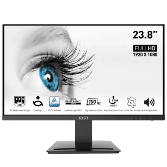 PRO MP243X best product price in bd MSI PRO MP243X 23.8 100Hz IPS FHD Monitor best product price in bd