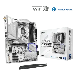 ASRock Z890 Pro RS WiFi White LGA1851 DDR5 ATX Motherboard