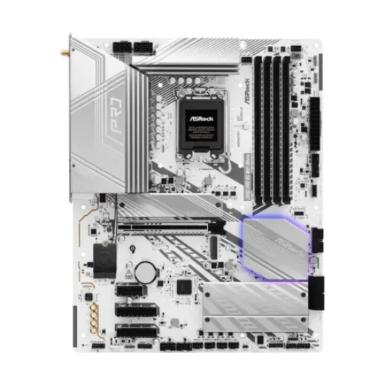 Z890 Pro RS WiFi White best product price in bd ASRock Z890 Pro RS WiFi White LGA1851 DDR5 ATX Motherboard best product price in bd