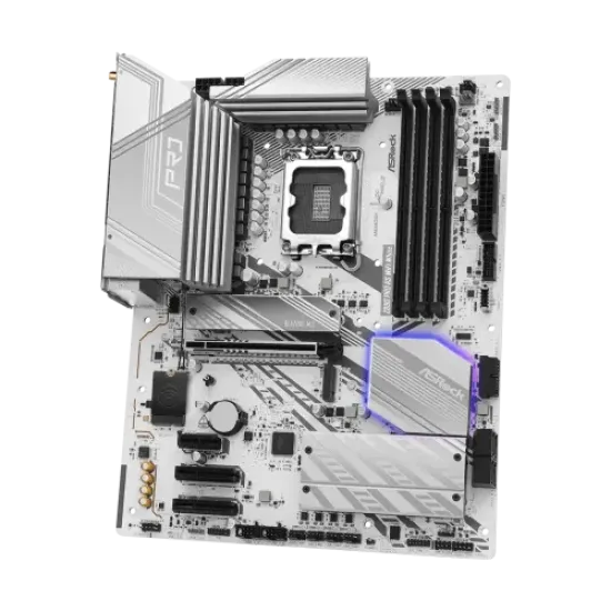 Z890 Pro RS WiFi White best product price in bd ASRock Z890 Pro RS WiFi White LGA1851 DDR5 ATX Motherboard best product price in bd