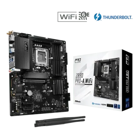 Z890 Pro-A WiFi best product price in bd ASRock Z890 Pro-A WiFi LGA1851 DDR5 ATX Motherboard best product price in bd