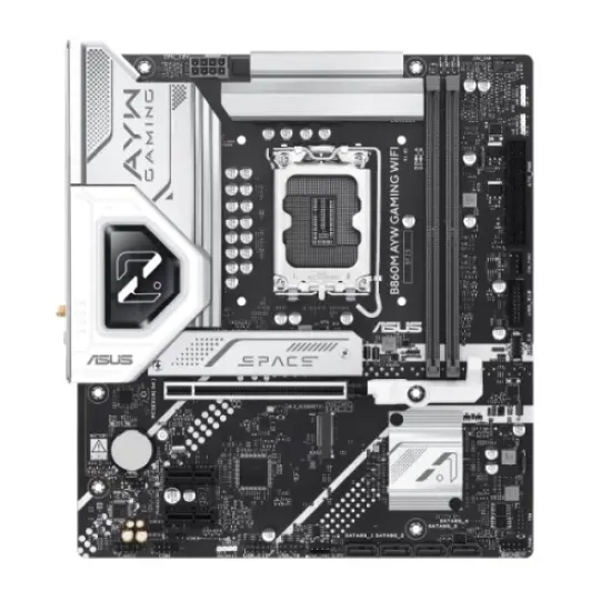 B860M AYW GAMING WIFI best product price in bd ASUS B860M AYW GAMING WIFI LGA 1851 Micro-ATX Motherboard best product price in bd