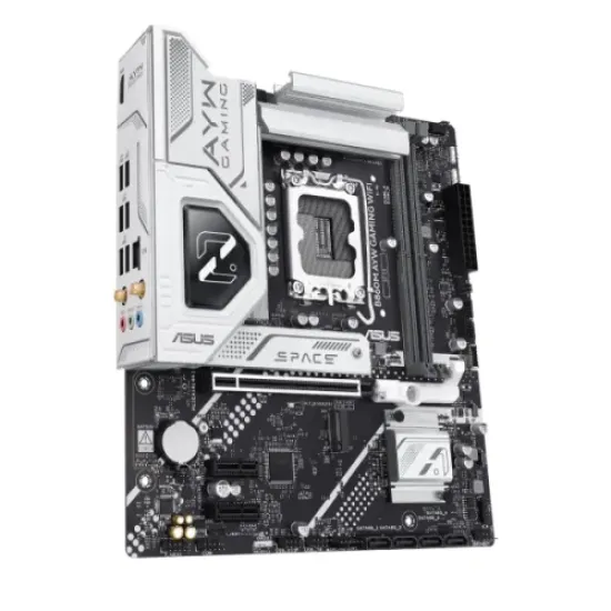B860M AYW GAMING WIFI best product price in bd ASUS B860M AYW GAMING WIFI LGA 1851 Micro-ATX Motherboard best product price in bd