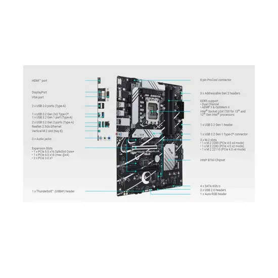 PRIME B760-PLUS best product price in bd ASUS PRIME B760-PLUS ATX Motherboard best product price in bd