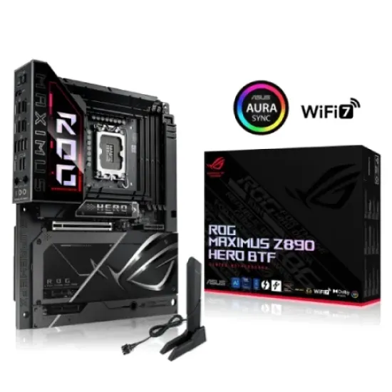 ROG MAXIMUS Z890 HERO BTF best product price in bd ASUS ROG MAXIMUS Z890 HERO BTF LGA1851 ATX Motherboard best product price in bd