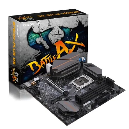 BATTLE-AX B760M-PLUS D5 V20 best product price in bd Colorful BATTLE-AX B760M-PLUS D5 V20 mATX Motherboard best product price in bd