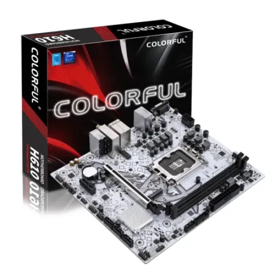 BATTLE-AX H610M-E WIFI V20 best product price in bd Colorful BATTLE-AX H610M-E WIFI V20 mATX Motherboard best product price in bd