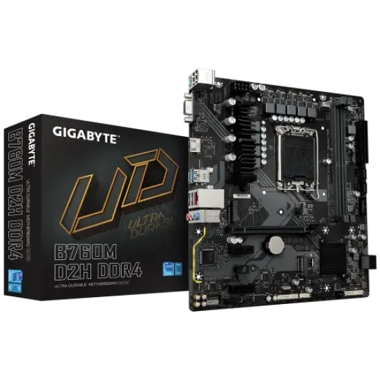 B760M D2H DDR4 best product price in bd GIGABYTE B760M D2H DDR4 mATX Motherboard best product price in bd