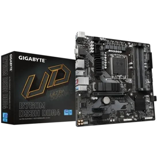 GIGABYTE B760M DS3H DDR4 mATX Motherboard best product price in bd