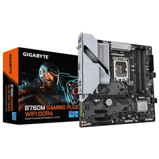 GIGABYTE B760M GAMING PLUS WIFI DDR4 Micro ATX Motherboard best product price in bd