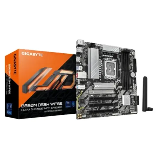 B860M DS3H WIFI6E best product price in bd Gigabyte B860M DS3H WIFI6E LGA1851 Micro ATX Motherboard best product price in bd