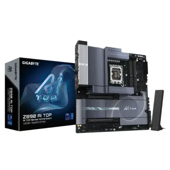 Z890 AI TOP best product price in bd Gigabyte Z890 AI TOP WIFI7 LGA 1851 EATX Motherboard best product price in bd