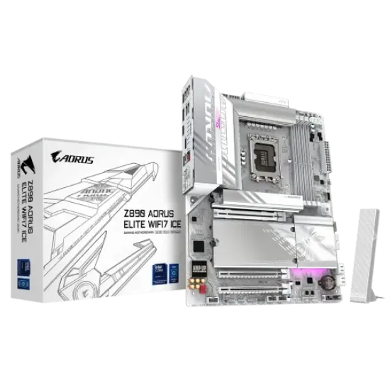 Z890 AORUS ELITE WIFI7 ICE best product price in bd Gigabyte Z890 AORUS ELITE WIFI7 ICE LGA 1851 ATX Motherboard best product price in bd