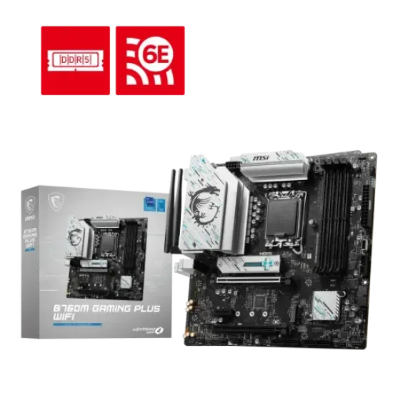 B760M GAMING PLUS best product price in bd MSI B760M GAMING PLUS WIFI 6E mATX Motherboard best product price in bd