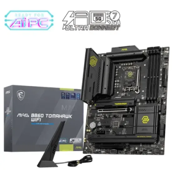 MAG B860 TOMAHAWK WIFI best product price in bd MSI MAG B860 TOMAHAWK WIFI LGA 1851 ATX Motherboard best product price in bd