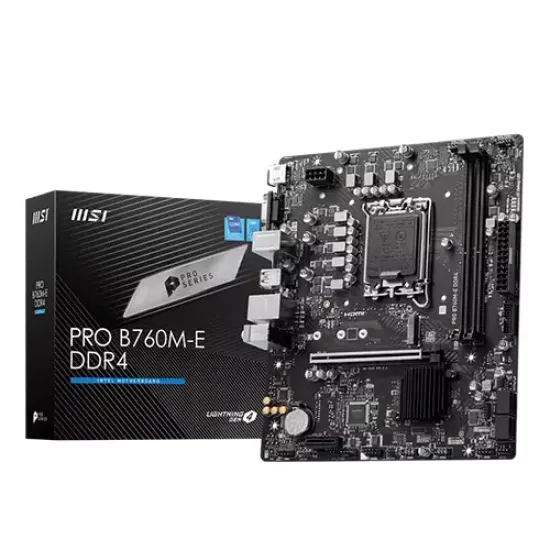 MSI PRO B760M-E DDR4 mATX Motherboard best product price in bd