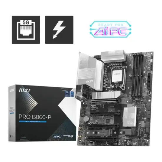 B860-P best product price in bd MSI PRO B860-P LGA 1851 ATX Motherboard best product price in bd