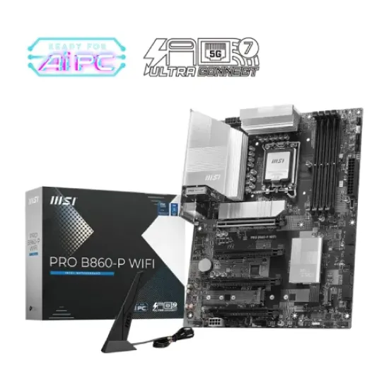B860-P WIFI best product price in bd MSI PRO B860-P WIFI LGA 1851 ATX Motherboard best product price in bd