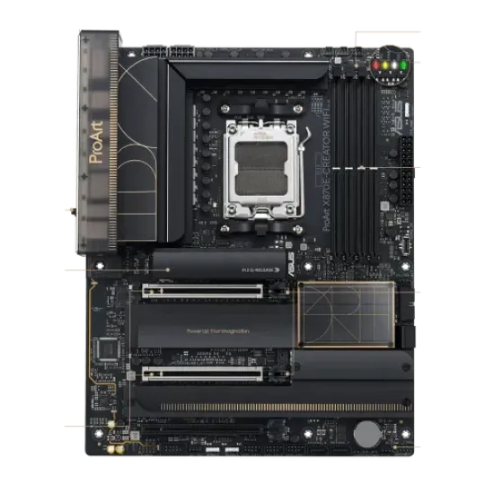 ASUS ProArt X870E-CREATOR WiFi AM5 DDR5 ATX Motherboard best product price in bd