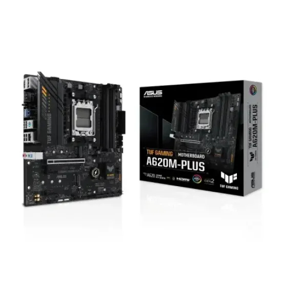 TUF GAMING A620M-PLUS best product price in bd ASUS TUF GAMING A620M-PLUS AMD AM5 Micro-ATX Motherboard best product price in bd