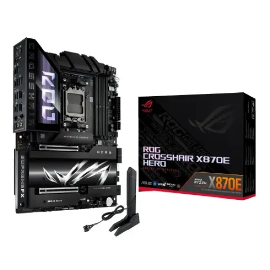 ROG CROSSHAIR X870E HERO best product price in bd Asus ROG CROSSHAIR X870E HERO AMD AM5 ATX Motherboard best product price in bd