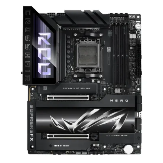 ROG CROSSHAIR X870E HERO best product price in bd Asus ROG CROSSHAIR X870E HERO AMD AM5 ATX Motherboard best product price in bd