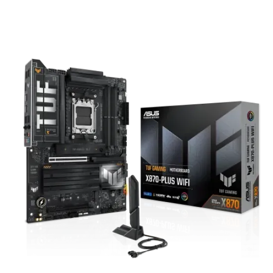 Asus TUF GAMING X870-PLUS WIFI DDR5 AM5 ATX Motherboard best product price in bd