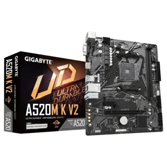 A520M K V2 best product price in bd GIGABYTE A520M K V2 AM4 Micro ATX Motherboard best product price in bd