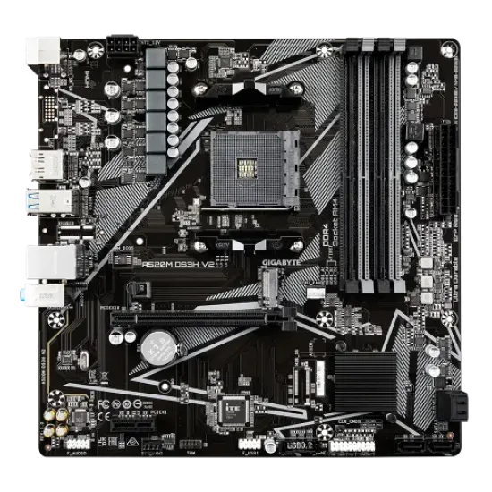 Gigabyte A520M DS3H V2 Micro-ATX DDR4 AMD AM4 Motherboard best product price in bd
