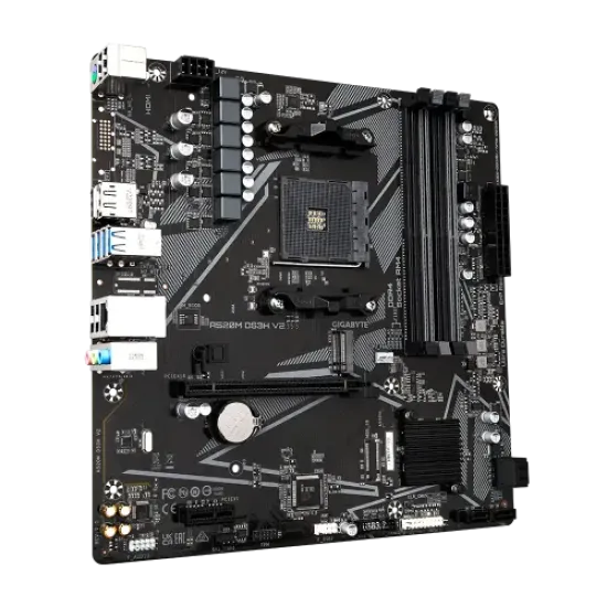 Gigabyte A520M DS3H V2 Micro-ATX DDR4 AMD AM4 Motherboard best product price in bd
