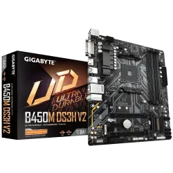 Gigabyte B450M DS3H V2 AMD AM4 Micro ATX Motherboard