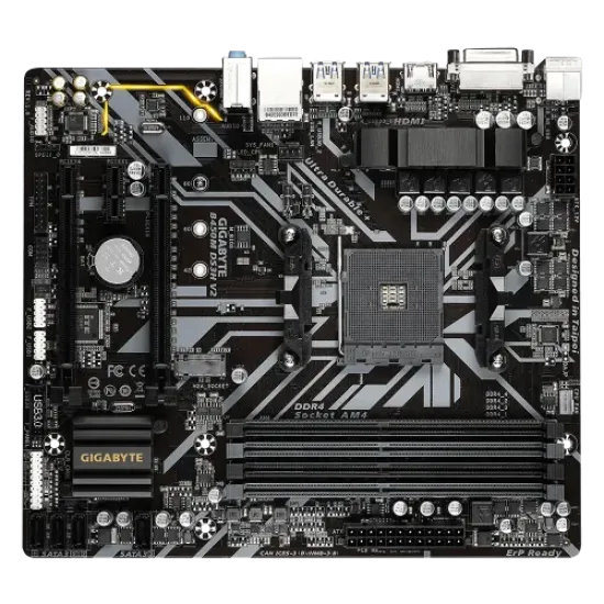 B450M DS3H V2 best product price in bd Gigabyte B450M DS3H V2 AMD AM4 Micro ATX Motherboard best product price in bd