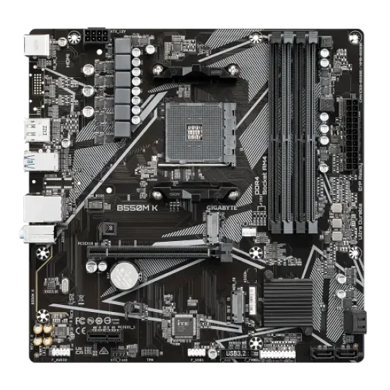 B550M K best product price in bd Gigabyte B550M K AMD AM4 Micro ATX Motherboard best product price in bd
