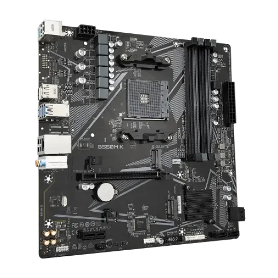 B550M K best product price in bd Gigabyte B550M K AMD AM4 Micro ATX Motherboard best product price in bd